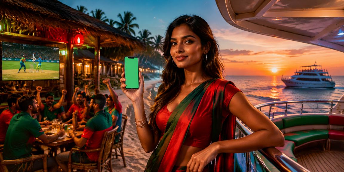 সেন্ট মার্টিনে ক্রিকেট বেটিং উপভোগরত বাংলাদেশি ক্রীড়াপ্রেমী